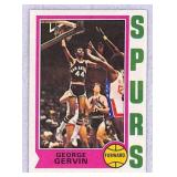 1974 Topps Basketball George Gervin RC Hi Grade