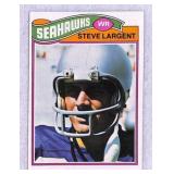 1977 Steve Largent Football Rookie Card