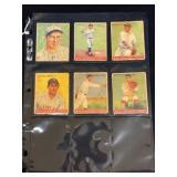 1933 Goudey Baseball Trading Cards