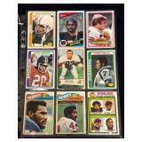 12 1970s Football Trading Cards