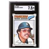 1977 Topps #10 Reggie Jackson SGC 7.5