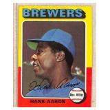 1975 Topps Hank Aaron Baseball Card #660