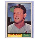 1961 Topps Stan Musial Baseball Card #290
