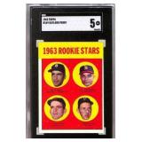 1963 Topps #169 Gaylord Perry Rookie Card (SGC 5)