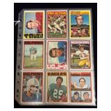 45 1972 Topps Football Cards