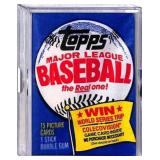 1983 Topps Baseball Card Unopened Wax Pack