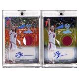 2024-25 Bowman Let It Rain Relic Autograph Cards