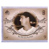 2005 SP Legendary Cuts Ted Williams Card