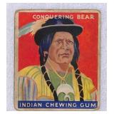 1933 Goudey Indian Gum No. 39 Conquering Bear
