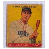 1933 Goudey Frank O'Doul Baseball Card No. 58