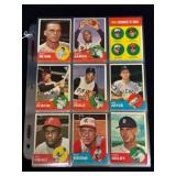 (60) 1963 Topps Baseball Cards