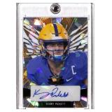 Kenny Pickett Leaf Valiant Autographed Card 1/1