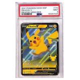 2021 Pokemon SWSH BSP Pikachu V PSA 9