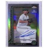 Topps Chrome Cam Caminiti Autographed Card