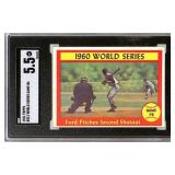 1961 Topps #311 World Series Game 6 SGC 5.5