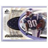 2004 SP Game Used Edition Troy Brown Jersey Card