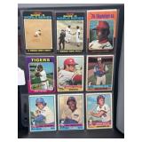 (45) Vintage Baseball Cards in Sleeves