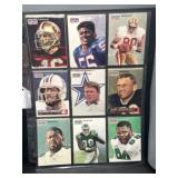 (27) Pro Set Football Trading Cards
