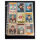 (90) 1970s Topps NFL Football Cards