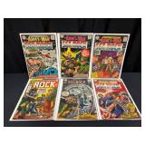 Six Sgt. Rock Comic Books