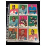 (90) 1960s Vintage Football Cards