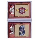 Topps 2011 Throwback Patch Ichiro & Hernandez