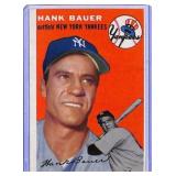 1954 Hank Bauer New York Yankees Baseball Card
