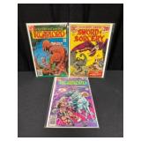 Three Fantasy Comic Books