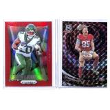 Breece Hall and George Kittle Panini Prizm Cards