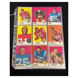 1969 Topps Football Trading Card Lot