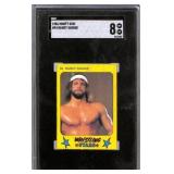 1986 Monty Gum #94 Wrestling Card, SGC 8