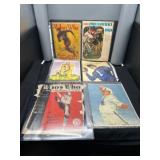 (6) Vintage Football Program Booklets