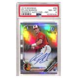 2019 Bowman Rylan Bannon Chrome Auto PSA 8