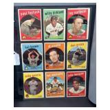 (18) 1958 Topps MLB Baseball Card Collection