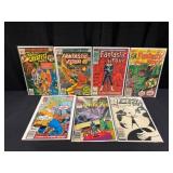 Seven Fantastic Four Comic Books