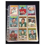 (90) Vintage Football Trading Cards