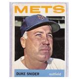 1964 Topps Duke Snider New York Mets Card #155