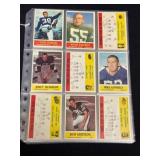 (63) 1960s Philadelphia Gum Company NFL Cards