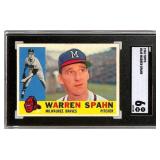 1960 Topps Warren Spahn #445 SGC 6