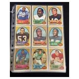 (45) 1970 Topps Football Cards