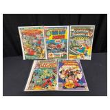 Five Marvel Comic Books