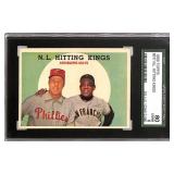 1959 Topps #317 N.L. Hitting Kings SGC 6