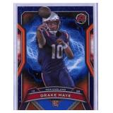 2025 Topps Drake Maye Blue /Orange Sparkle