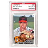 1965 Topps #363 Bob Johnson PSA 8
