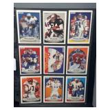 (16) Fleer Football Trading Cards
