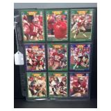 1990 Score San Francisco 49ers Football Card Set