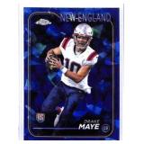Topps Chrome Drake Maye Rookie Football Card