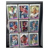 (29) 1985 Topps Football Trading Cards