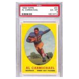 1958 Topps #31 Al Carmichael Football Card (PSA 6)