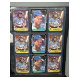 (18) 1981 George Brett Topps Baseball Cards